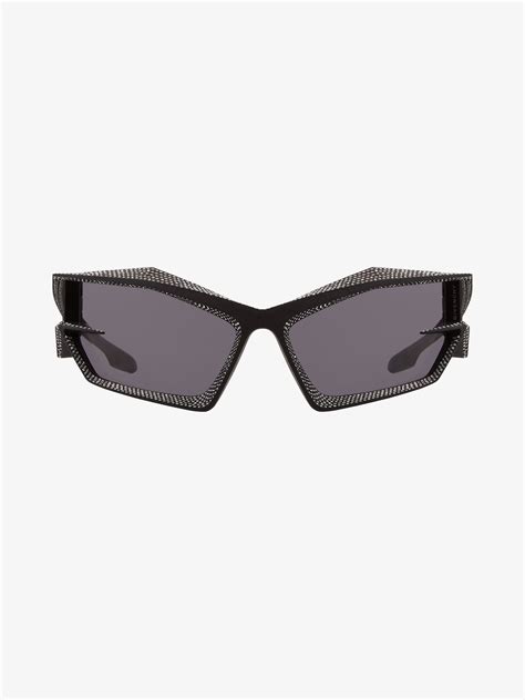 Giv Cut unisex sunglasses with crystals .